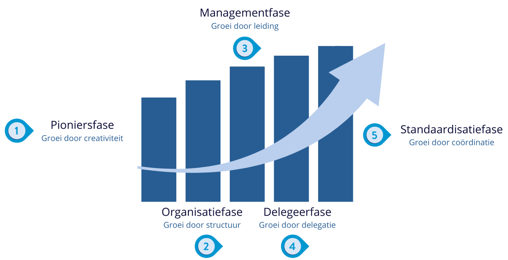 Groeifasen binnen een bedrijf