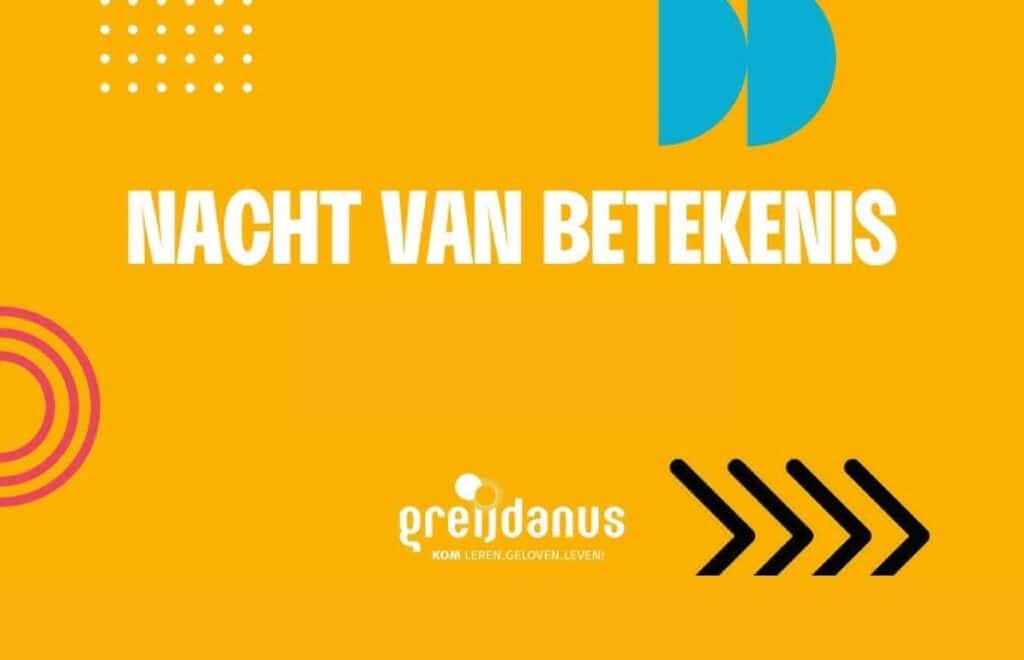 Nacht van Betekenis 2026 - Greijdanus Zwolle - Métier Sponsort